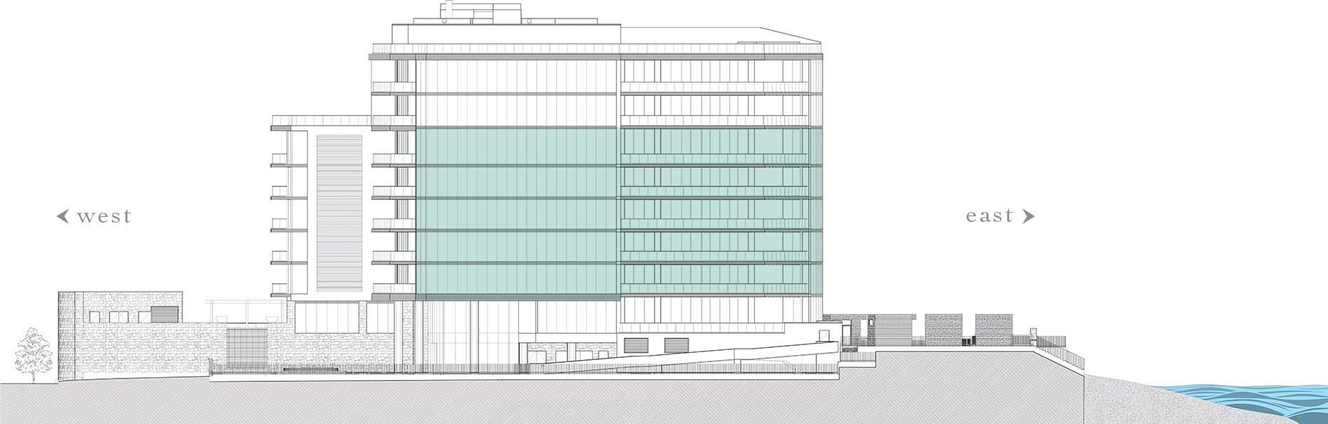 South Elevation Residence 03