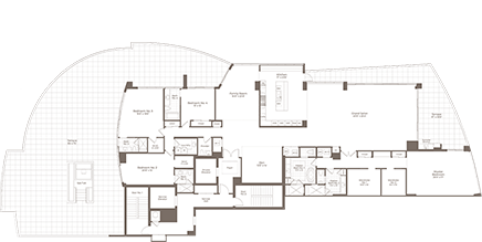 SeaGlass Residence 801 Floor Plan
