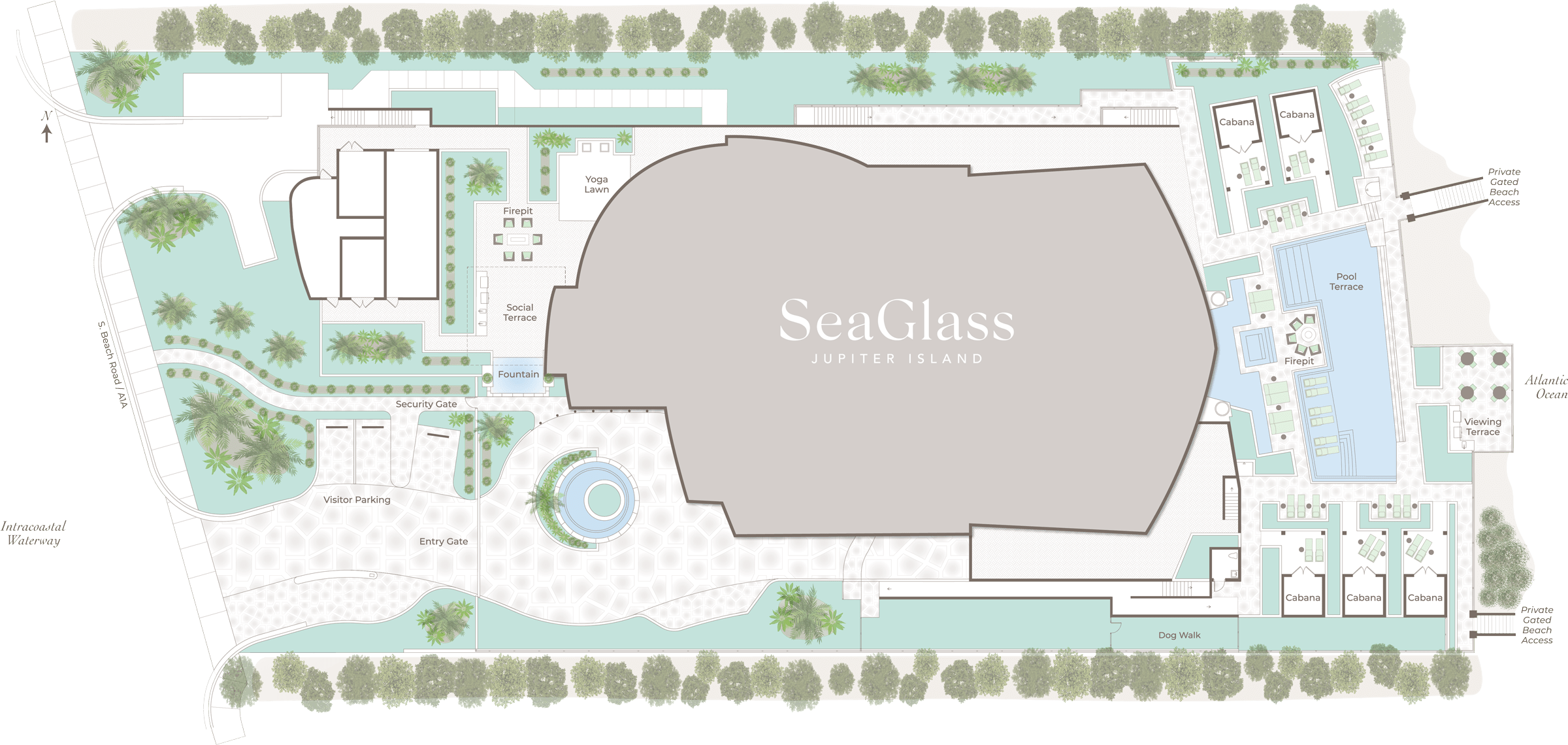 Seaglass Jupiter Island Plan